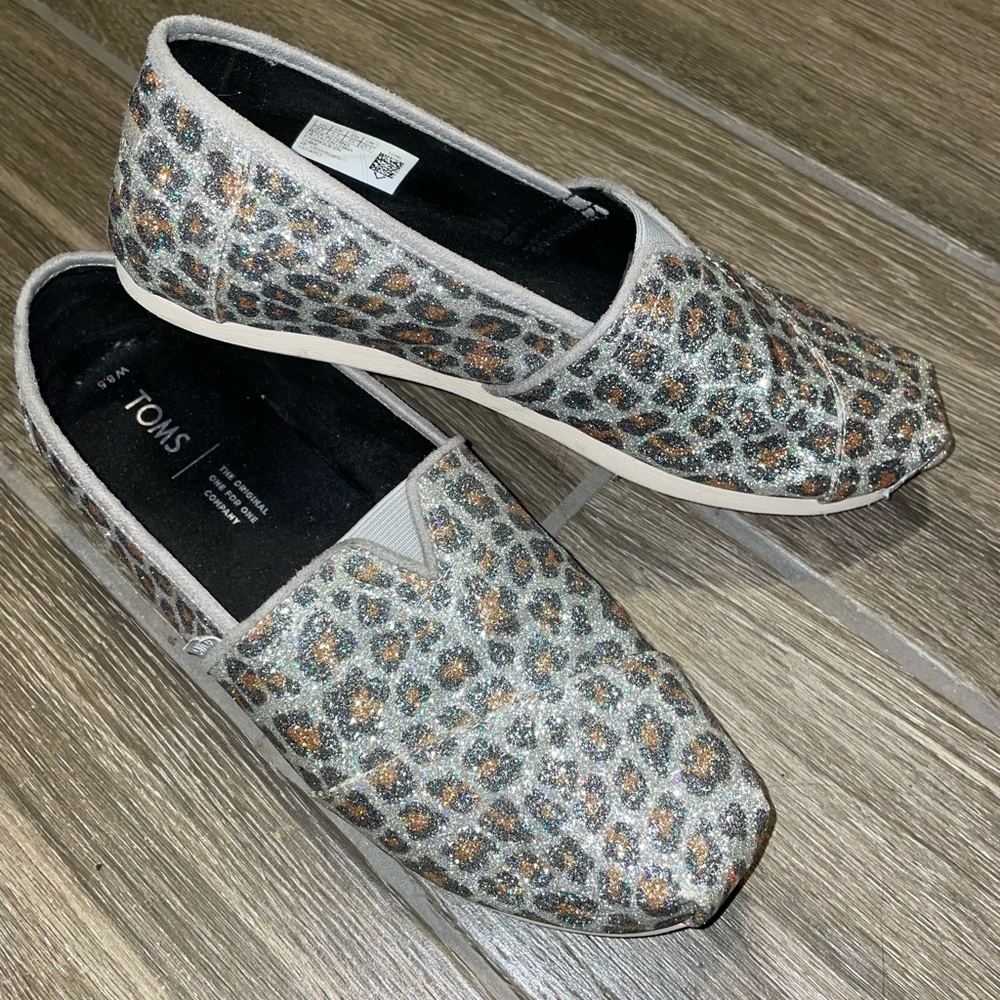 Shimmer Cheeta Print Toms
